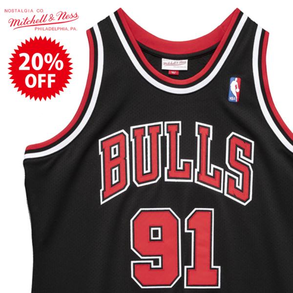 MITCHELL&amp;NESS シカゴ・ブルズ デニス・ロッドマン バスケットボール ゲームシャツ