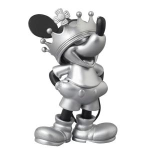 UDF ROEN collection MICKEY MOUSE (CROWN Ver.) BLACK & SILVER【disney_y】｜project1-6