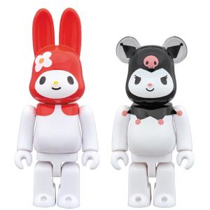 R@BBRICK MY MELODY(赤メロ Ver.) & BE@RBRICK クロミ 100％ 2 PACK｜project1-6