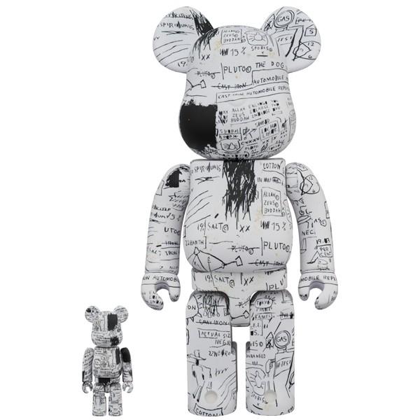 BE@RBRICK JEAN-MICHEL BASQUIAT #3 100％ &amp; 400％