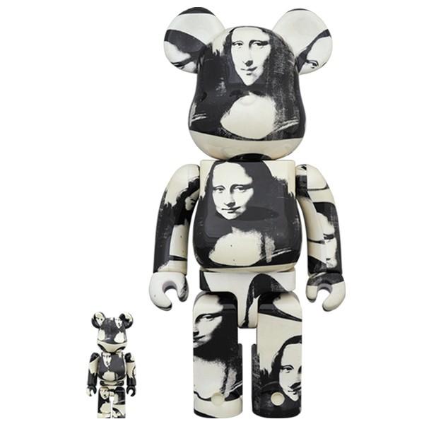 BE@RBRICK ANDY WARHOL "Double Mona Lisa" 100％ &amp; 40...