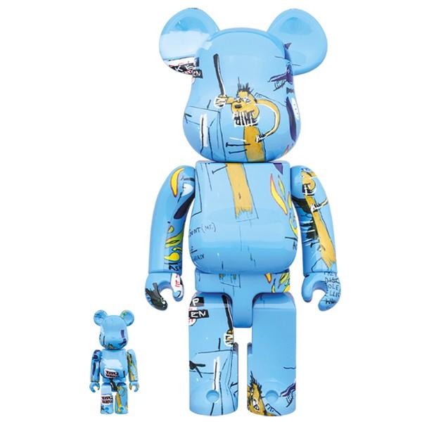 BE@RBRICK JEAN-MICHEL BASQUIAT #4 100％ &amp; 400％