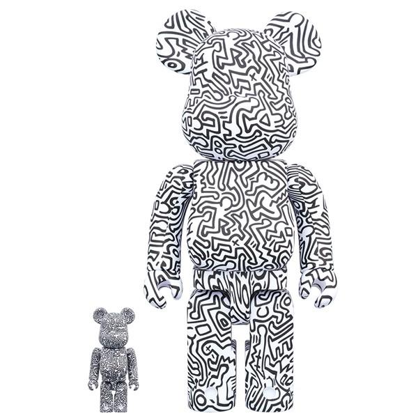 BE@RBRICK KEITH HARING #4 100％ &amp; 400％
