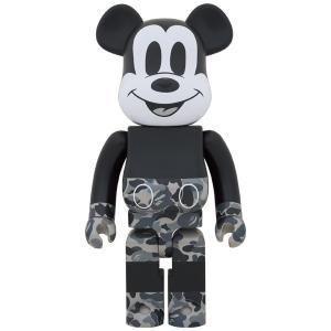 BE@RBRICK BAPE(R) MICKEY MOUSE MONOTONE Ver. 1000％