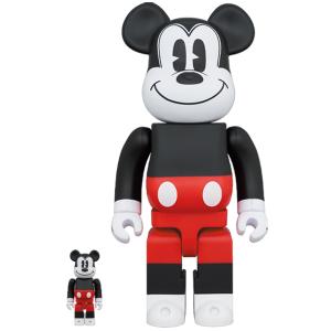 BE@RBRICK MICKEY MOUSE (R&amp;W 2020 Ver.) 100％ &amp; 400％