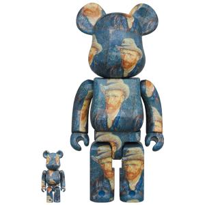 BE@RBRICK「Van Gogh Museum」Self-Portrait with Grey Felt Hat 100％