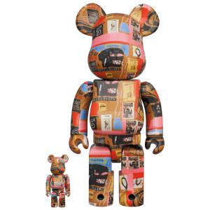 BE@RBRICK Andy Warhol × JEAN-MICHEL BASQUIAT #2 100％ &amp; 400％