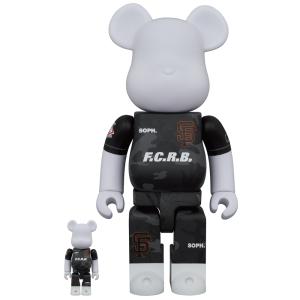 BE@RBRICK F.C.R.B. × MLB 100％ &amp; 400％ (SAN FRANCISCO GIANTS)