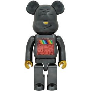 MEDICOM TOY MY FIRST BE＠RBRICK B＠BY 1000% （BLACK & SILVER
