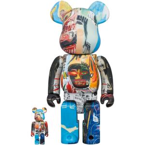 その他 Be@rbrick 400 100 Jean michel Bearbrick Jean-Michel Basquiat 2 100% & 400% Set White - US