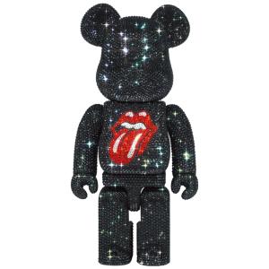 CRYSTAL DECORATE BE@RBRICK The Rolling Stones Tongue Logo 400％《2023年5月発送予定》｜project1-6