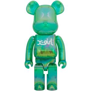 BE@RBRICK X-girl CLEAR GREEN Ver. 1000％｜project1-6