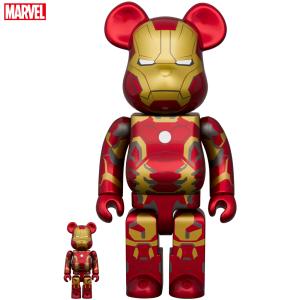 BE@RBRICK IRON MAN MARK 43 100％ & 400％の商品画像