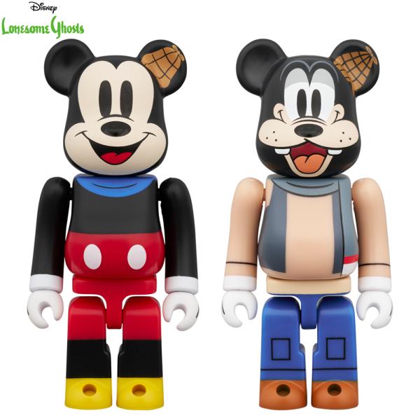 BE@RBRICK MICKEY MOUSE &amp; GOOFY (Lonesome Ghosts Ve...