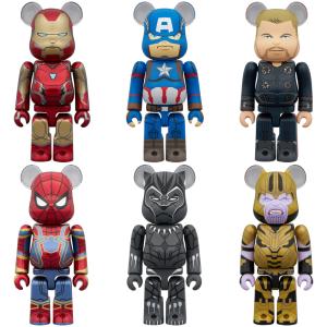 【公式ストア】BE@RBRICK CHASE MARVEL INFINITY SAGA マーベル アイアンマン キャプテンアメリカ ベアブリック フィギュア 人気 おもちゃ おしゃれ