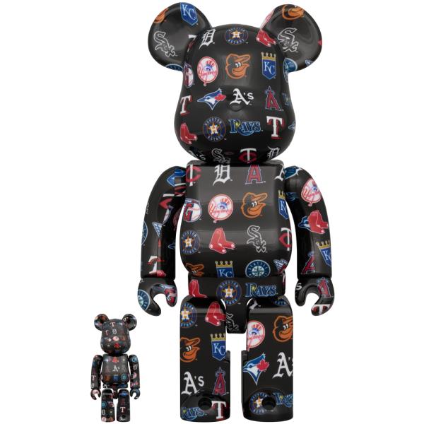 BE@RBRICK AMERICAN LEAGUE(TM) BLACK Ver. 100％ &amp; 40...
