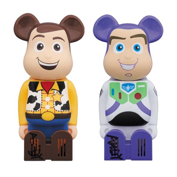 Cleverin BE@RBRICK WOODY／BUZZ LIGHTYEAR
