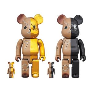 BE@RBRICK MIHARAYASUHIRO 100％ & 400％ GOLD×BROWN/BLACK×BROWN