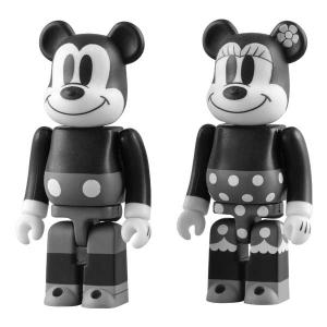 BE@RBRICK（ベアブリック）MICKEY MOUSE & MINNIE MOUSE （BLACK & WHITE ver.）2 PACK【disney_y】｜project1-6