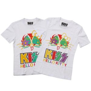 KISS × HELLO KITTY シリーズ Ｔシャツ カラーフェイス