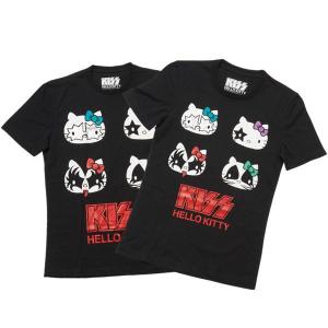 KISS × HELLO KITTY シリーズ Ｔシャツ 4フェイス