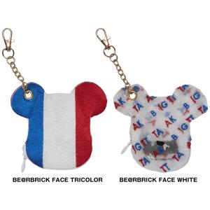 【公式ストア】MCT 30th ANNIV. × Brigitte Tanaka POUCH BE@RBRICK FACE TRICOLOR／ BE@RBRICK FACE WHITE
