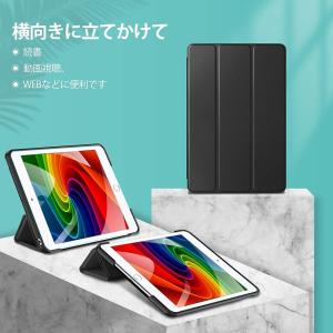 iPad mini 5 ケース　iPad mini（第5世代） 軽量 薄型 耐衝撃 傷防止 オートスリープ ウェイクアップ 機能 (ブラック)