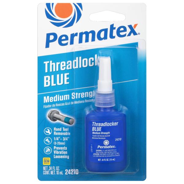 Permatex パーマテックス medium strength threadlocker blue...