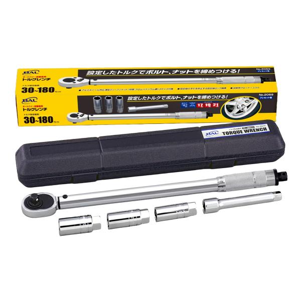 バル(BAL) 自動車整備工具 トルクレンチ 6pcセット No.2059 タイヤ交換