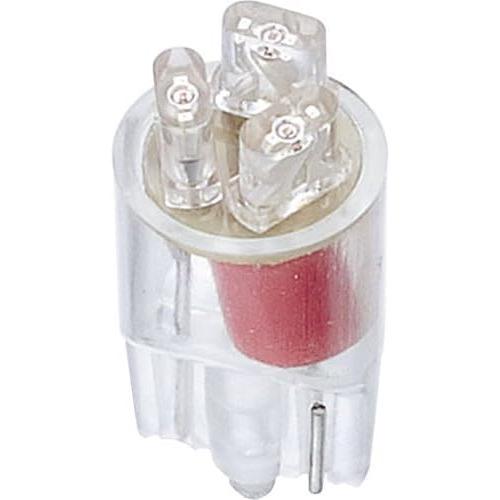 M&amp;Hマツシマ LED Lビーム レッド LED3個 12V T10ウェッジ用 L705FRE ライ...