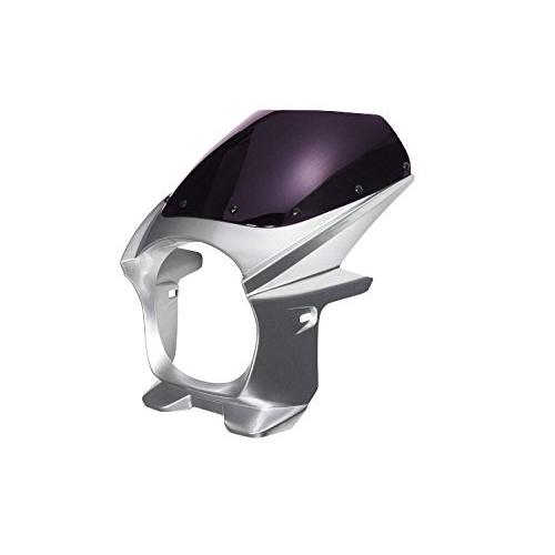 バイクパーツセンター ビキニカウル シルバー 塗装済み+カウル取付ボルトセット 汎用φ180 308...