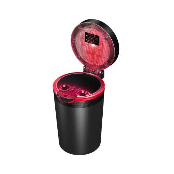 星光産業 車内用品 灰皿 EXEA ソーラーリングアッシュ ブラック ED-183 ドリンクホルダー...