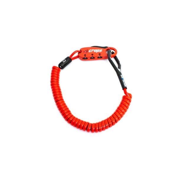 クロップス(crops) 形状記憶ケーブル 自転車ロック Q-BIRO (キューバイロ) | 2mm...