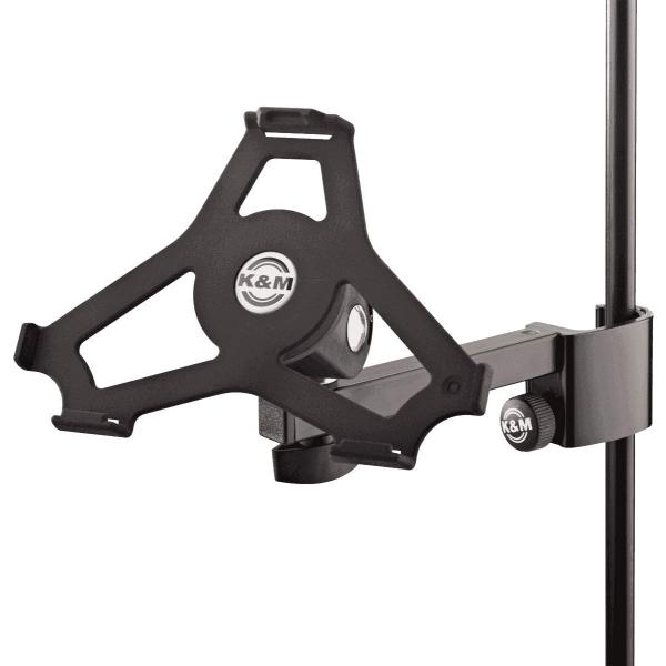 K&amp;M iPad mini 専用ホルダー クランプ付き 【19728】 カラー:ブラック