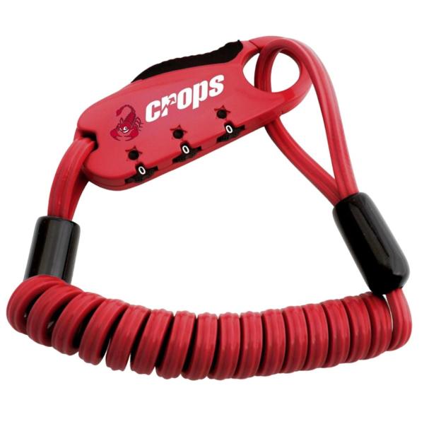 クロップス(crops) 形状記憶ケーブル ワイヤーロック Q-BIRO MINI (キューバイロミ...