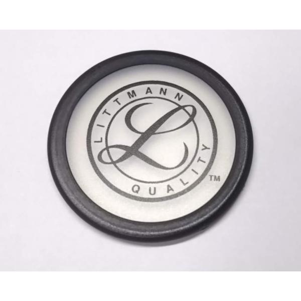 リットマン用リム&amp;ダイヤフラム 33474 ブラック (45mm) クラシックIII 成人面用 聴診...