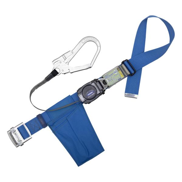 [藤井電工] 新規格 胴ベルト型 リトラ 巻取式 ブルー 青 Lサイズ ベルト長さ 1400mm T...