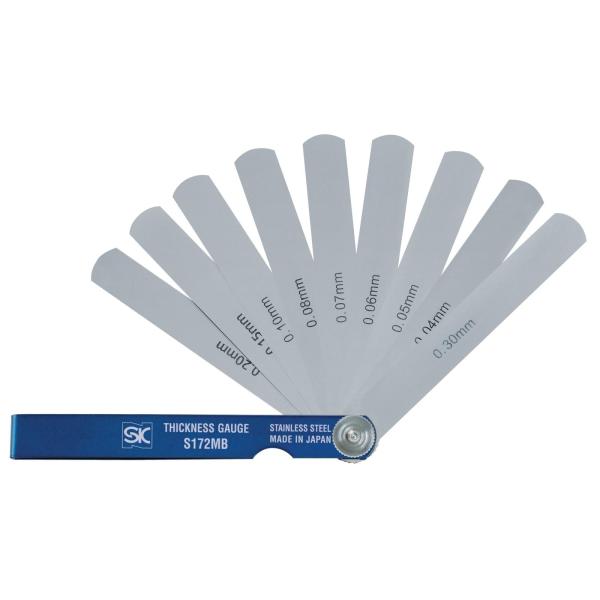 新潟精機(Niigataseiki) SK 日本製 シクネスゲージ(すきまゲージ) ステンレス製 9...