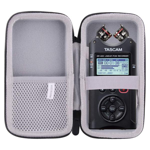 用の TASCAM ポータブルオーディオレコDR-40X 専用保護 キャリングケース 収納ケース -...