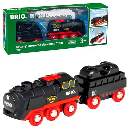 BRIO (ブリオ) バッテリーパワースチームトレイン 木製レール 電動車両 機関車 33884