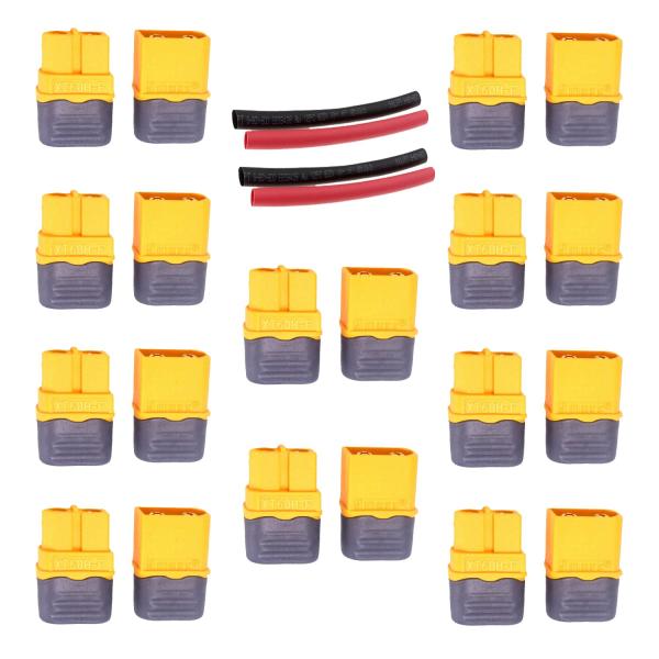 Boladge 10ペアAmass XT-60 XT60Hプラグオスとメスコネクタ シースハウジング...