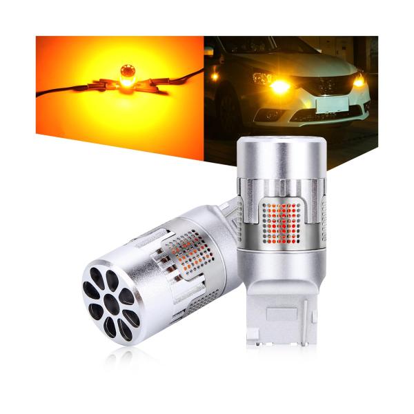 「ステルス性高い」 T20ピンチ部違い LED ウインカー ハイフラ防止 抵抗内蔵 車検対応 OPP...