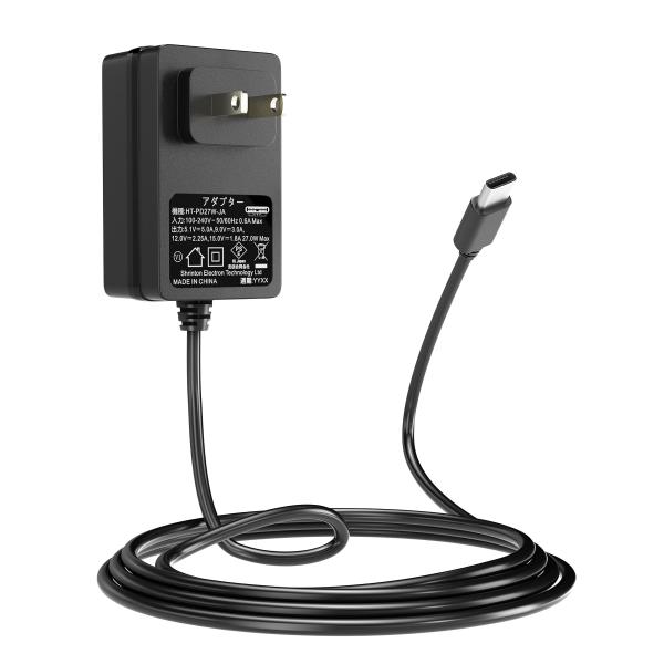 Smraza Raspberry Pi 5 電源 27W PDアダプター USB-C (Type C...