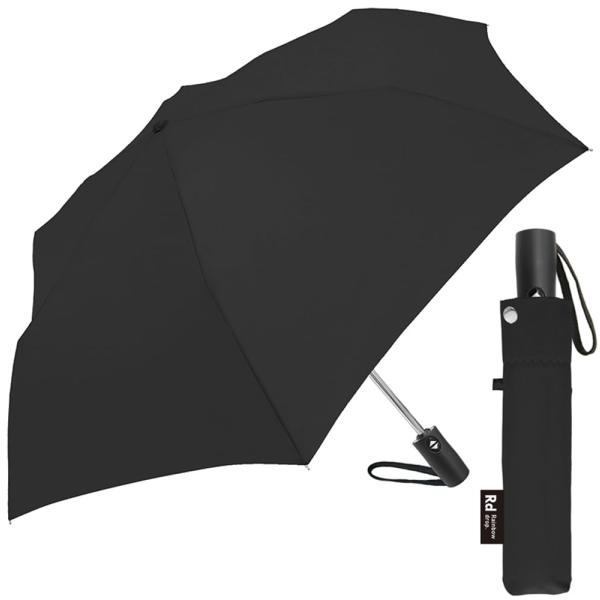 折りたたみ傘 メンズ 自動開閉 ワンッタッチ 安全 ストップ構造 軽量 コンパクト 無地 55cm ...