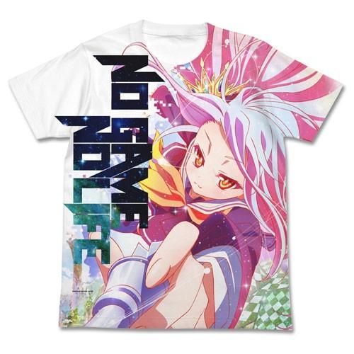 【送料無料対象商品】コスパ ノーゲーム・ノーライフ 『白』フルグラフィックTシャツ WHITE【ネコ...