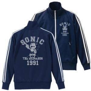 ソニック ザ ヘッジホッグ クラシックソニック ジャージ/NAVY×WHITE-L