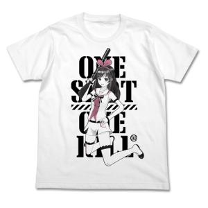 コスパ キズナアイ ワンショットワンキル Tシャツ WHITE