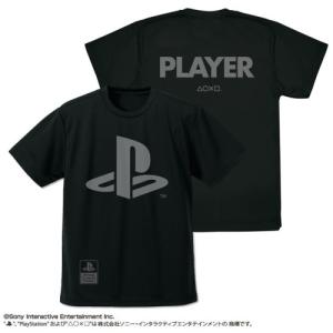 プレイステーション PLAYER ドライTシャツ“PlayStation”/BLACK-L