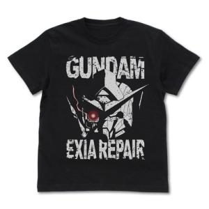 【送料無料対象商品】コスパ 機動戦士ガンダム00 ガンダムエクシアリペア ヘッド Tシャツ BLAC...