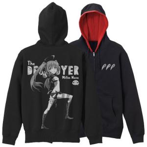 転生したらスライムだった件 ミリム ナーヴァ ジップパーカー/BLACK×RED-L